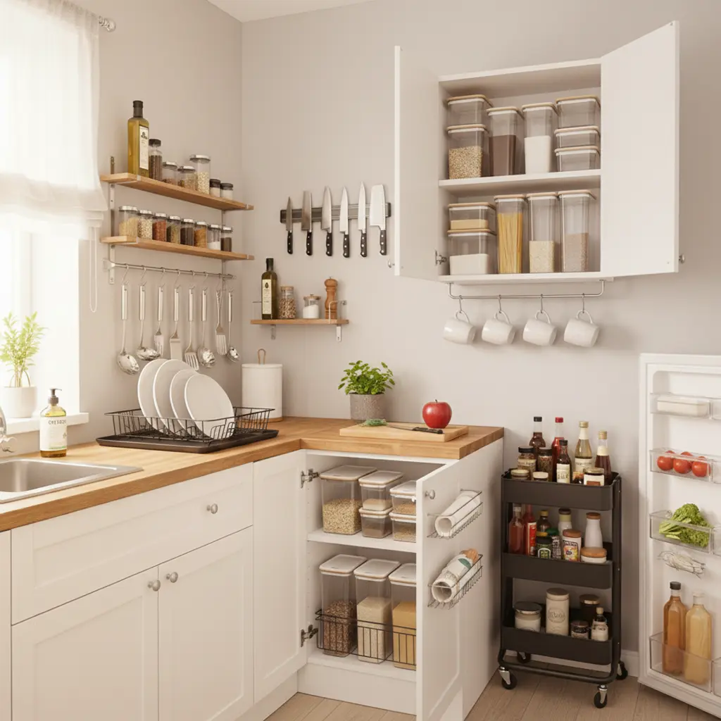 Best Storage Ideas for Small Kitchens on a Budget