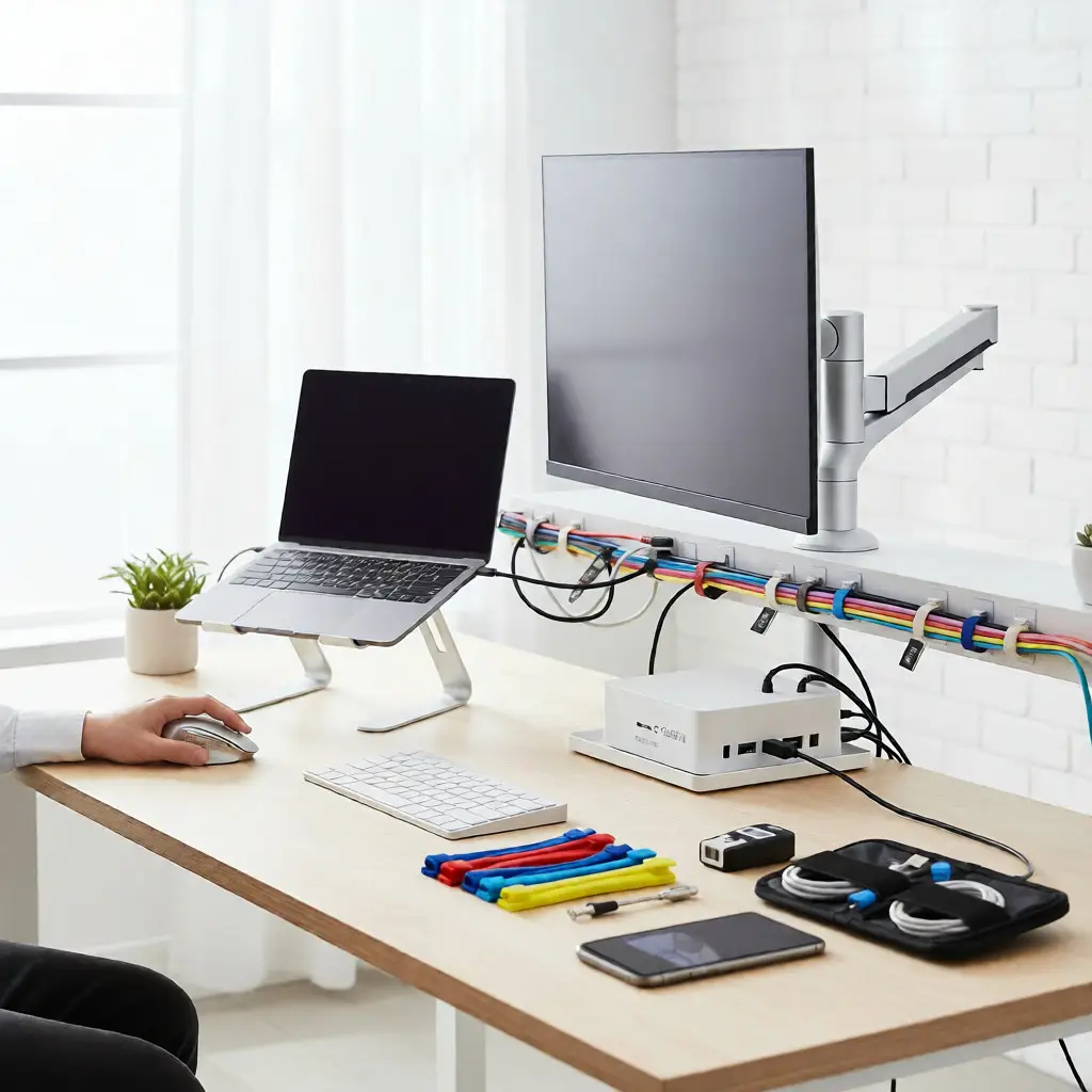 How to Organize Cables and Chargers Without Mess