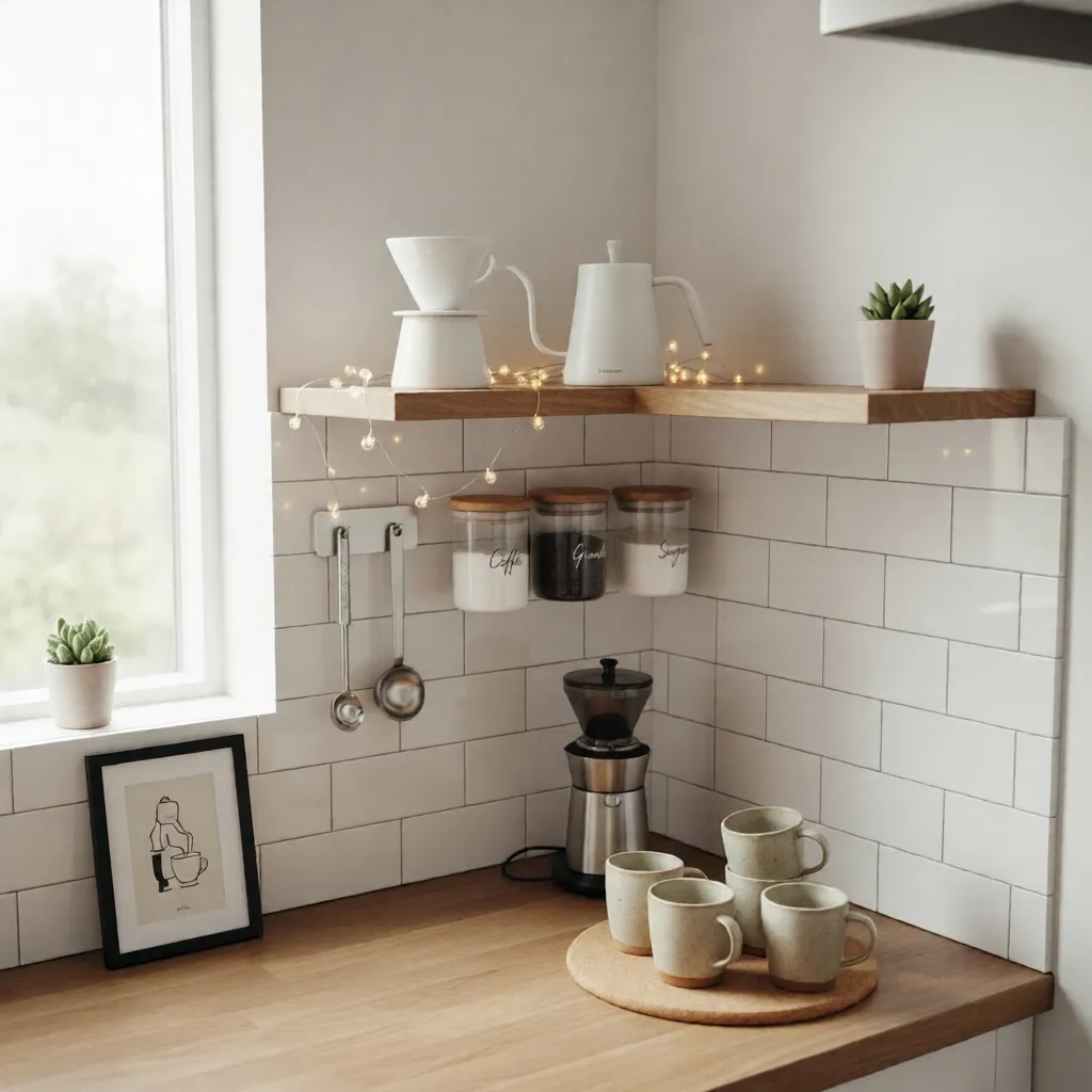 How to Set Up a Compact Home Coffee Corner